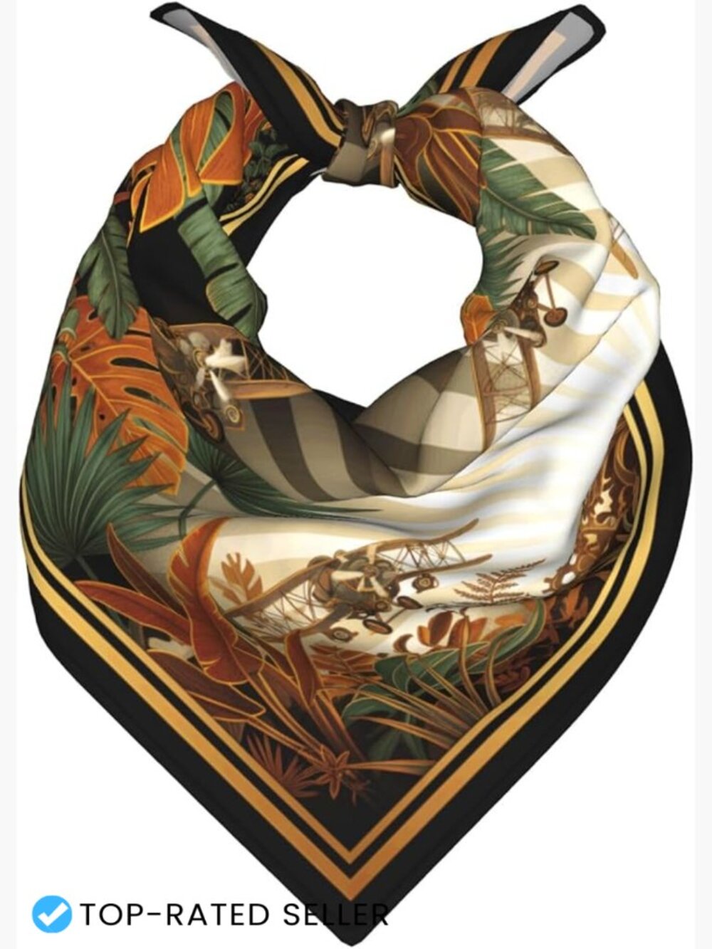 Satin Hair Scarf Bandana Versatile Square Neck Scarf Headwrap Fashion Accessory